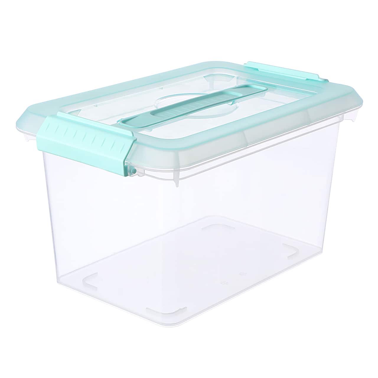 6 Pack: 6.2qt. Storage Bin with Lid by Simply Tidy™